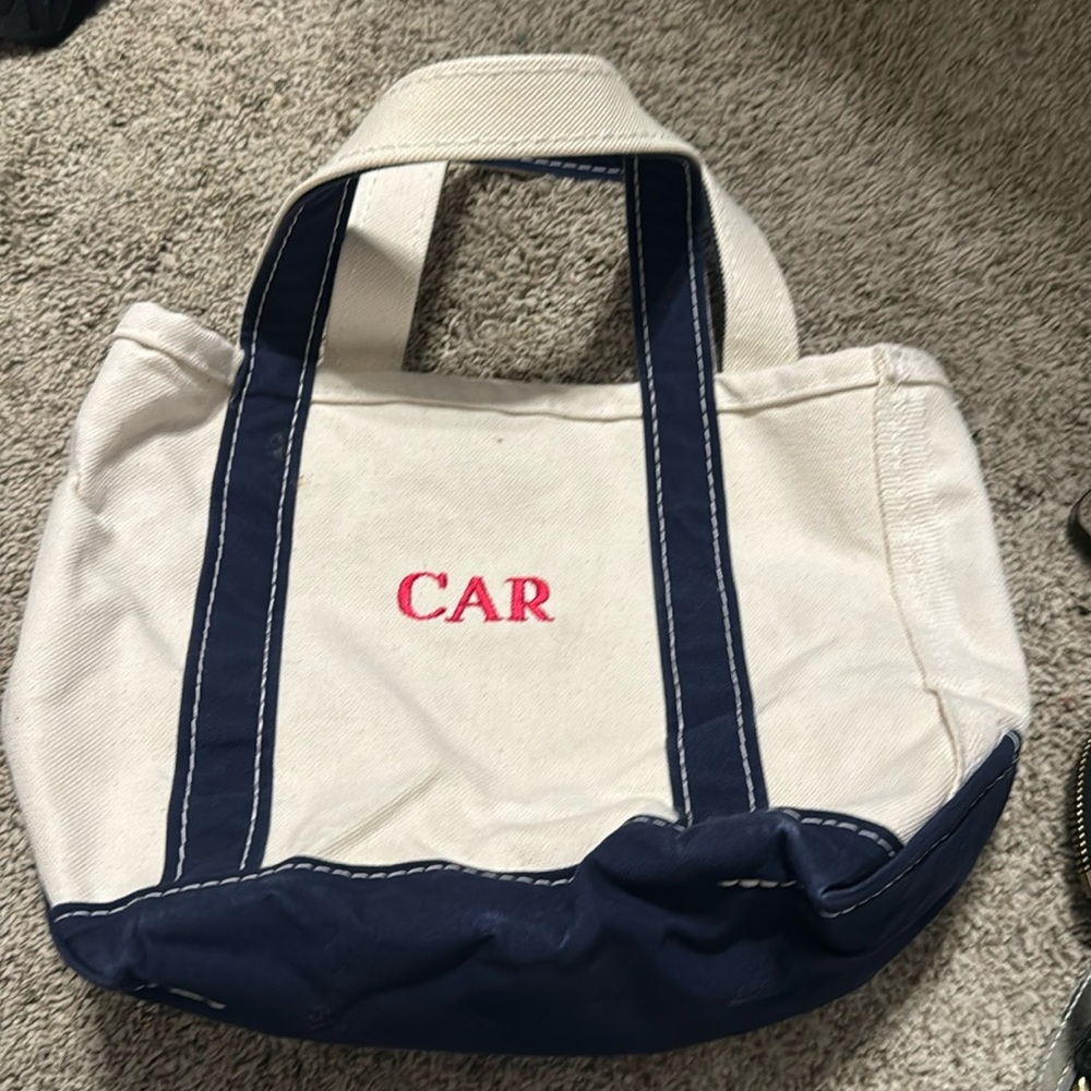 LL Bean small boat and tote
